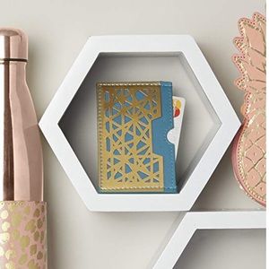 CR Gibson Card Holder Show Me The Money Blue Gold